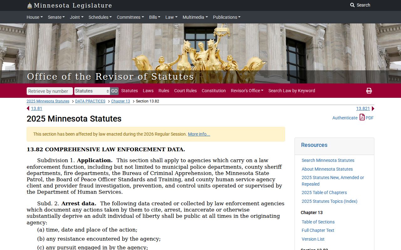 Chippewa County warrant records: the statute that limits warrant index confidentiality